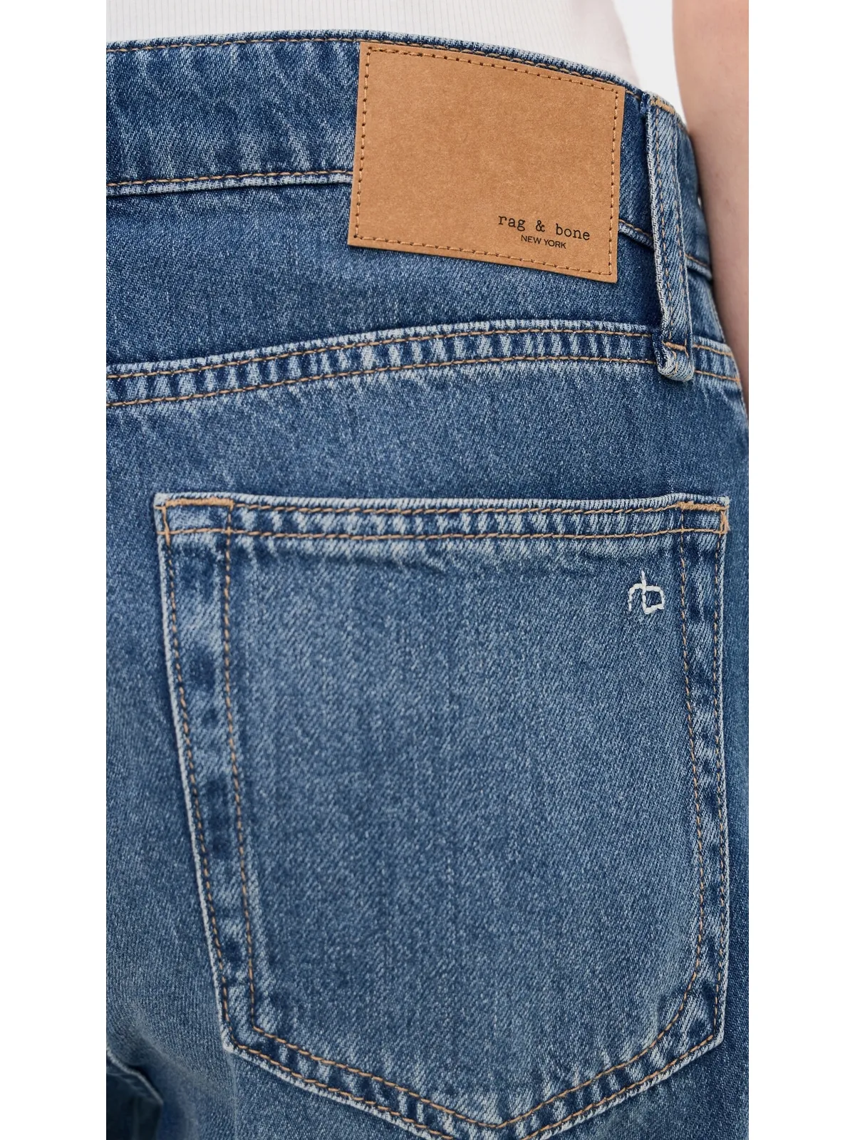 rag & bone フェザーウェイト・スリム・テーパード Stevie Jeans エコー - 画像6