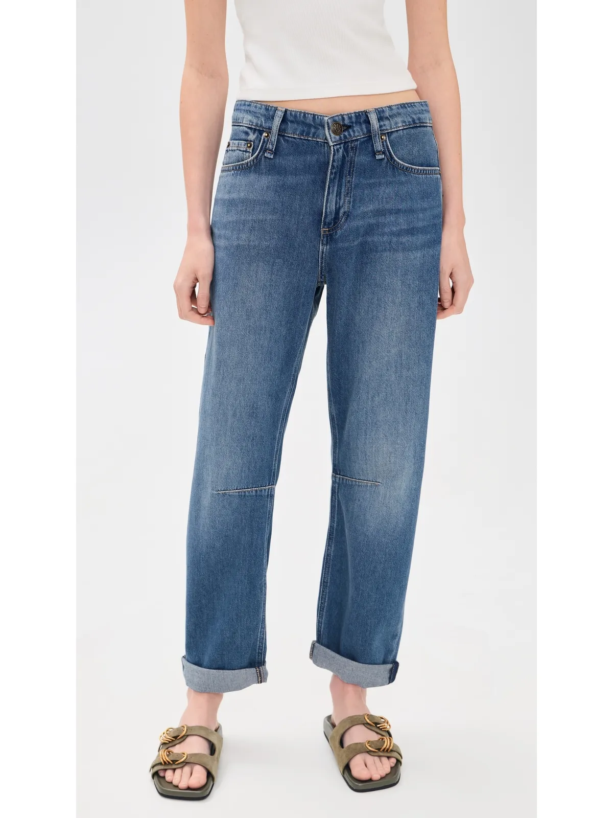 rag & bone フェザーウェイト・スリム・テーパード Stevie Jeans エコー - 画像2