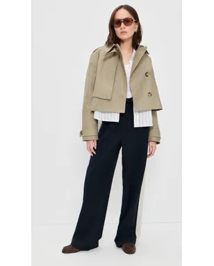 rag & bone クロップド トレンチコート - サムネイル5