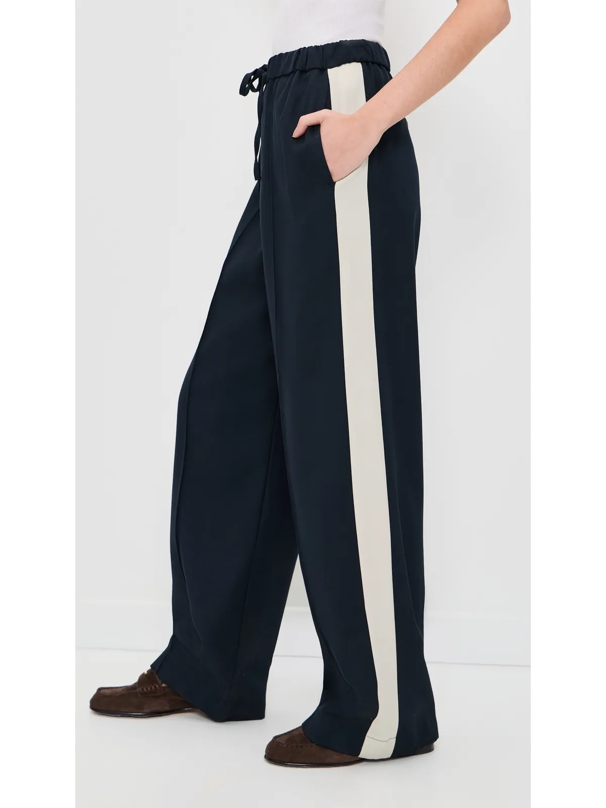 rag & bone シエナ ウール サイドストライプパンツ Sal M - 画像5