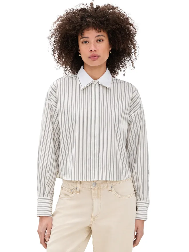 Rag & Bone rag & bone マリンストライプ レイヤードシャツの商品画像