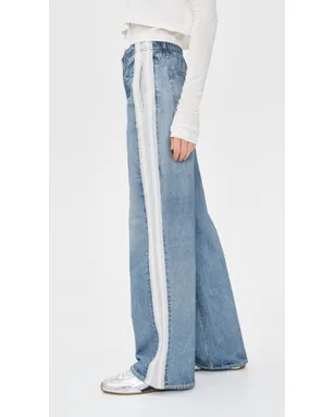 rag & bone ミラマー テリー プルオン ワイドレッグパンツ - サムネイル4