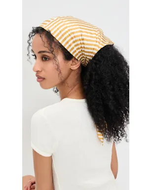 rag & bone Gia スカーフ ゴールドストライプ - サムネイル3