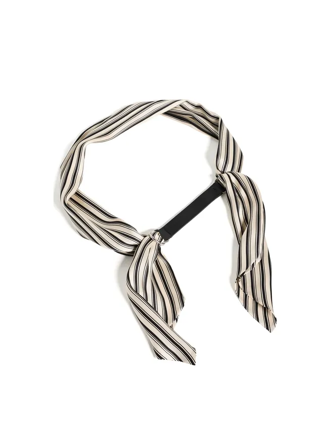 Rag & Bone rag & bone ミケーレ スカーフベルト ブラックストライプの商品画像