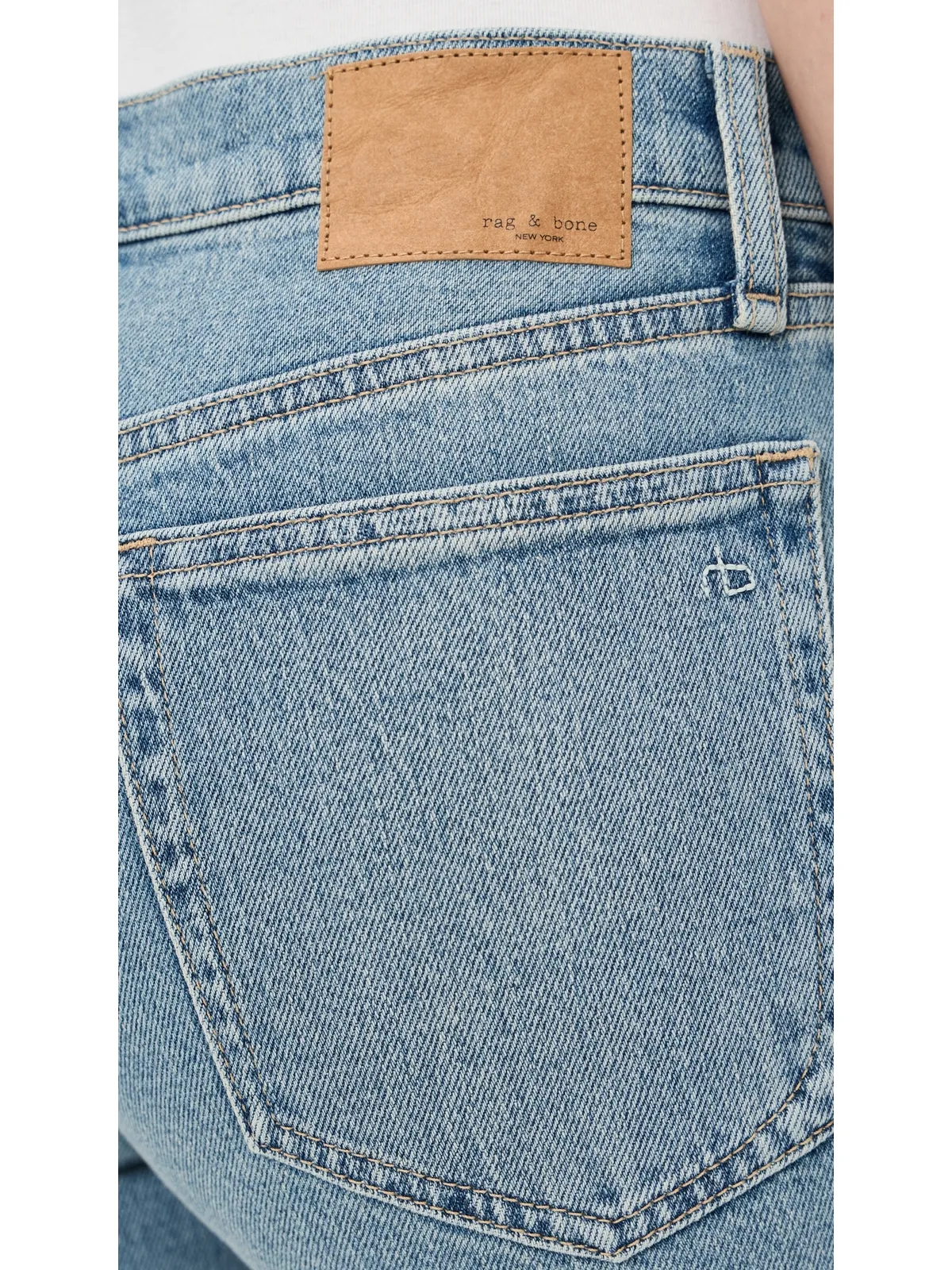 rag & bone ペイトン ミッドライズ フルレングス ブーツカット ジーンズ エバーグレード 23 - 画像6