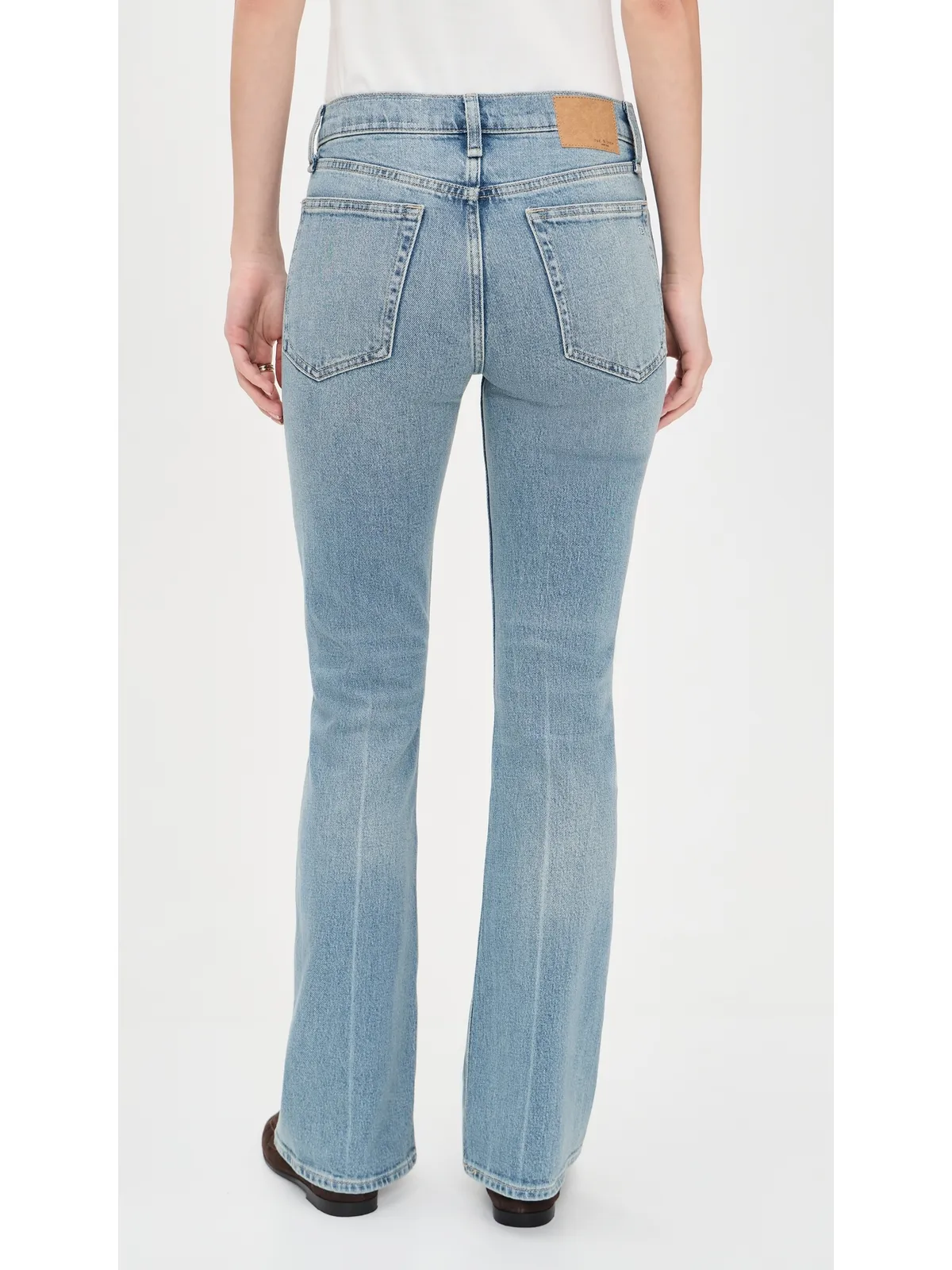 rag & bone ペイトン ミッドライズ フルレングス ブーツカット ジーンズ エバーグレード 23 - 画像3