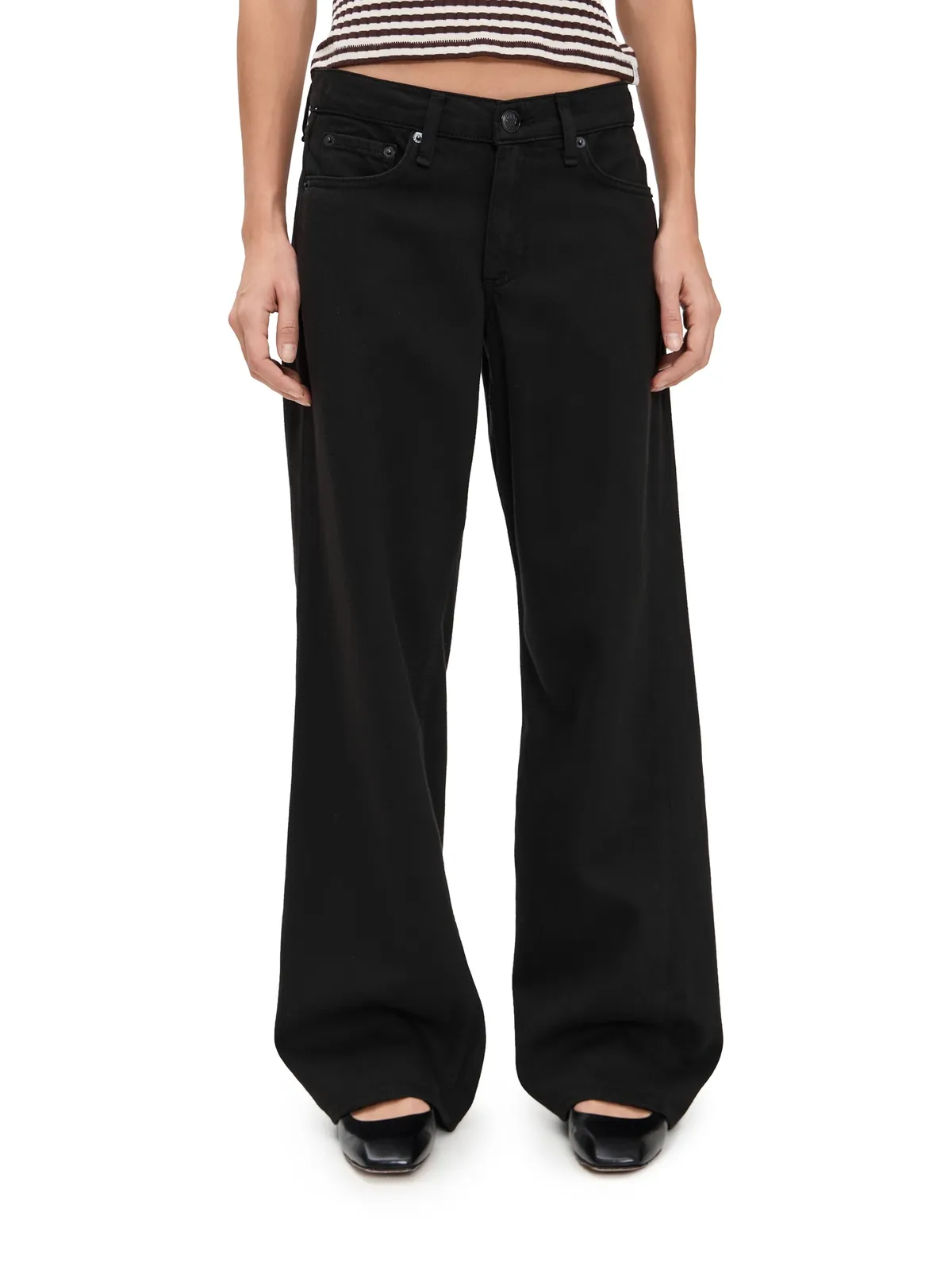 rag & bone Featherweight Saige フルストレートジーンズ - 画像1