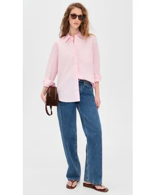 rag & bone Connie ボタンダウンシャツ ピオニー - サムネイル5