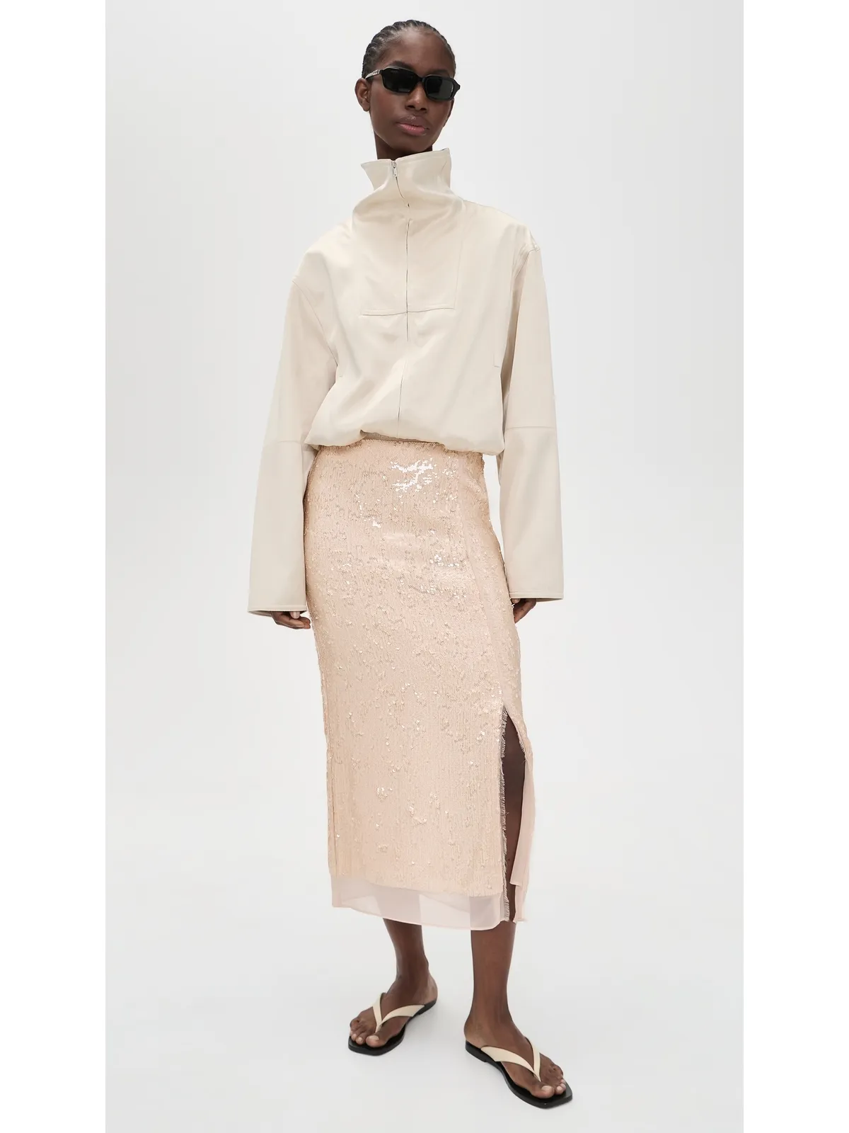 rag & bone カリ シークイン スカート - 画像2