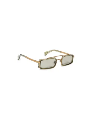 rag & bone アビエータ メタル サングラス ブロンズ/オリーブ - サムネイル1