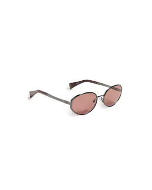 rag & bone オーバル メタル サングラス - サムネイル1