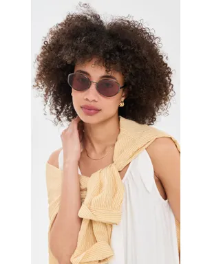 rag & bone オーバル メタル サングラス - サムネイル3
