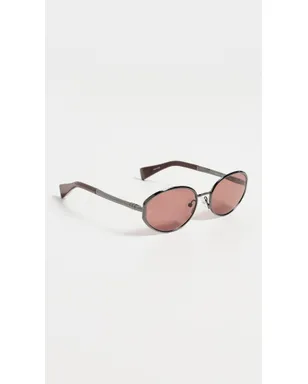 rag & bone オーバル メタル サングラス - サムネイル4