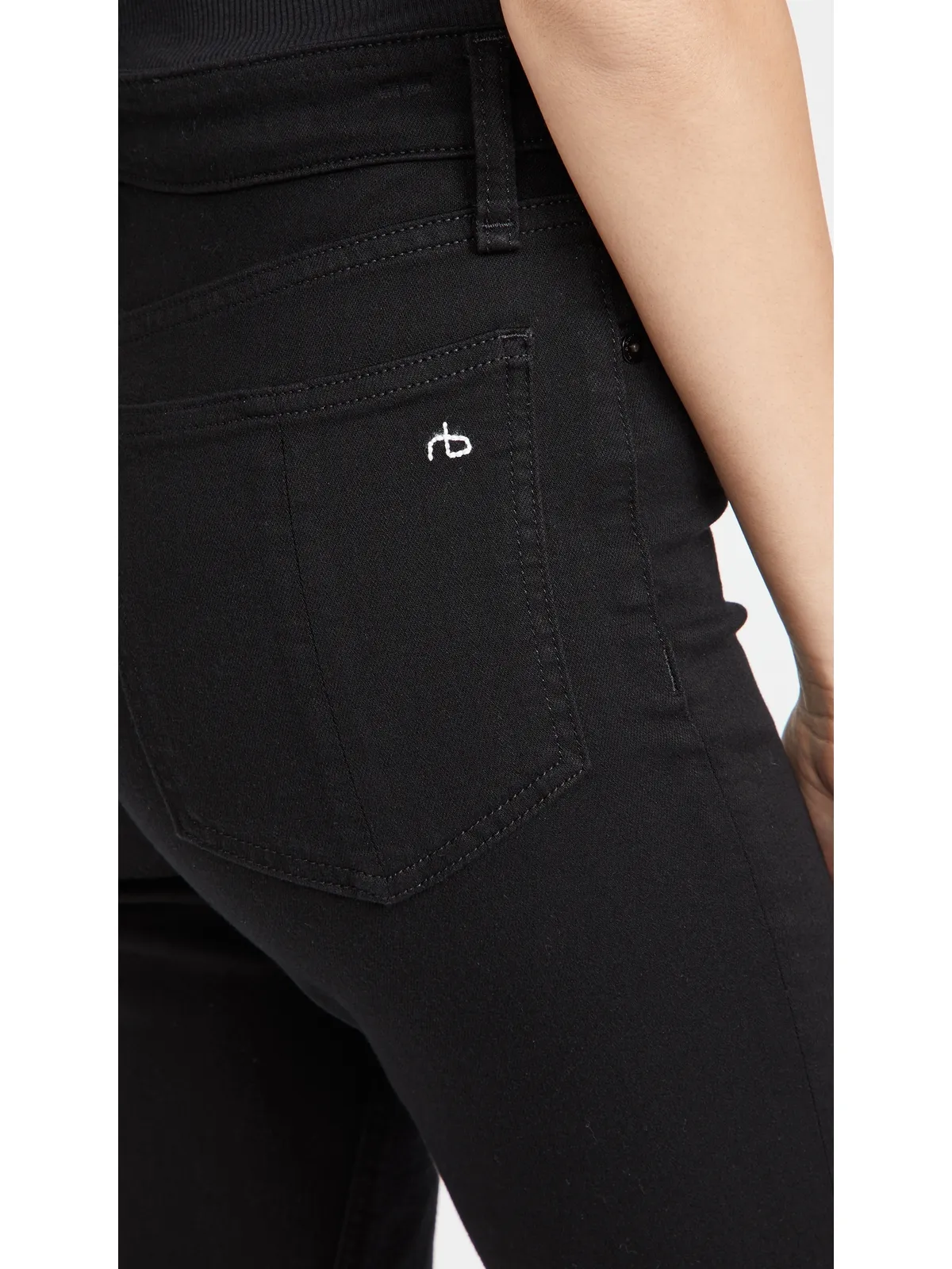 rag & bone Nina ハイライズ スキニージーンズ ブラック 24 - 画像6