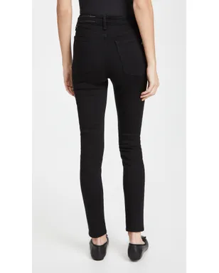 rag & bone Nina ハイライズ スキニージーンズ ブラック 24 - サムネイル3