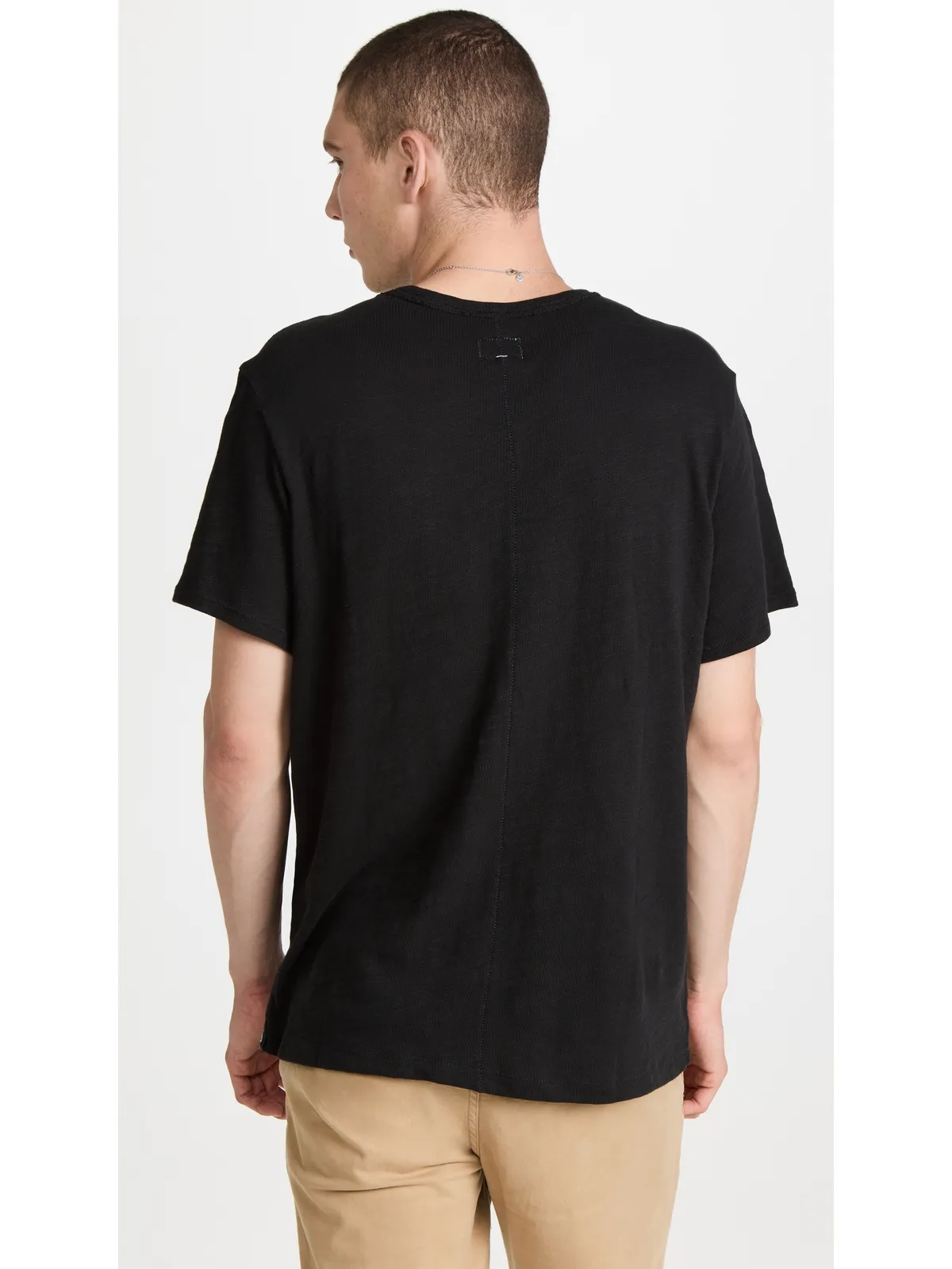 rag & bone クラシック フレイム Tシャツ ジェットブラック - 画像3