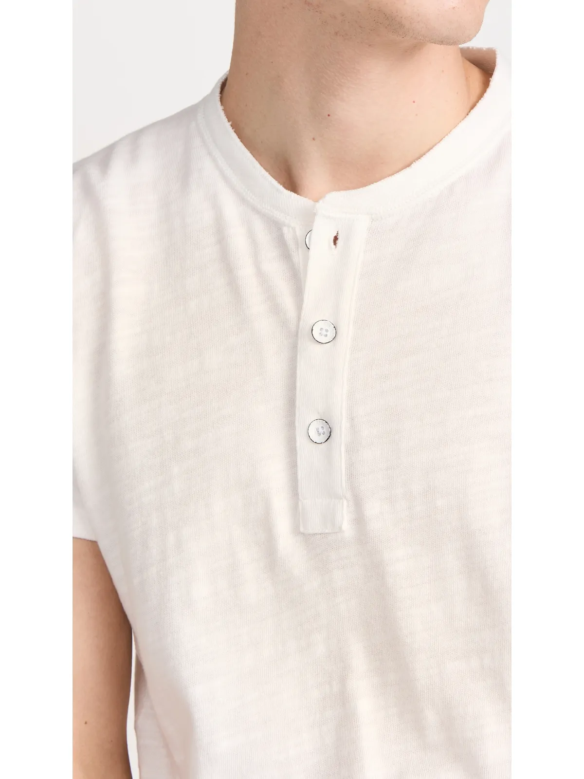 rag & bone クラシック 半袖 ヘンリーネック - 画像6