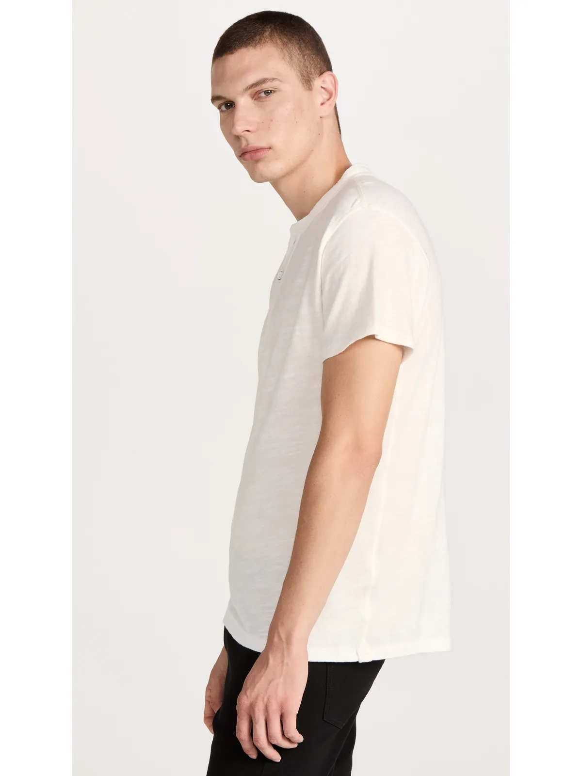 rag & bone クラシック 半袖 ヘンリーネック - 画像4