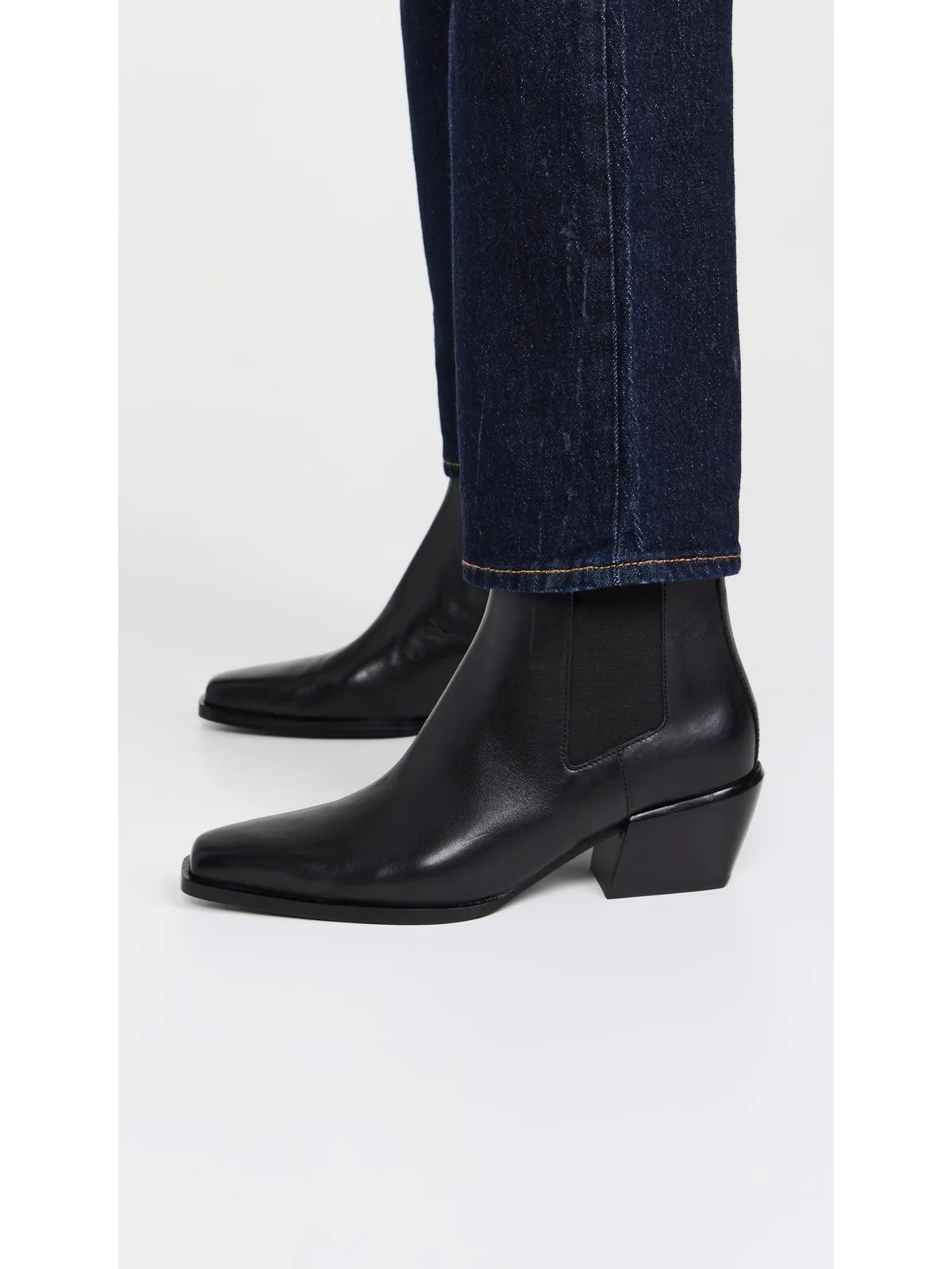 ビンテージ rag & bone Joni Chelsea ブーツ ブラック - 画像3