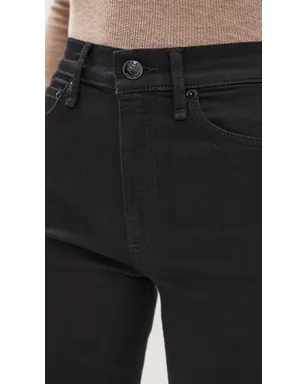 rag & bone Flexi Wren ハイライズ アンクル丈スリムジーンズ ブラック - サムネイル6