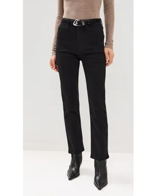 rag & bone Flexi Wren ハイライズ アンクル丈スリムジーンズ ブラック - サムネイル2