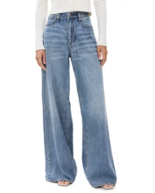 rag & bone Featherweight Sofie ハイライズ・ワイドジーンズ ベバリー - サムネイル1
