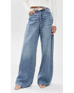 rag & bone Featherweight Sofie ハイライズ・ワイドジーンズ ベバリー - サムネイル2