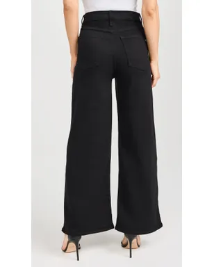 rag & bone フレキシ ソフィー ハイライズ アンクルワイドジーンズ ブラック - サムネイル5