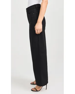 rag & bone フレキシ ソフィー ハイライズ アンクルワイドジーンズ ブラック - サムネイル6
