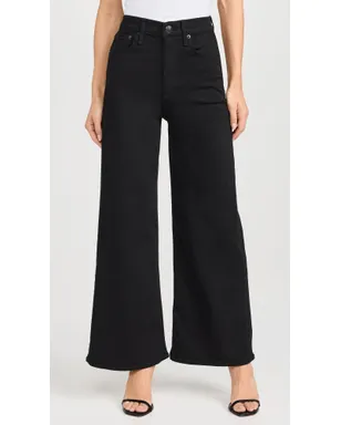 rag & bone フレキシ ソフィー ハイライズ アンクルワイドジーンズ ブラック - サムネイル4