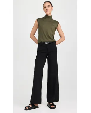 rag & bone ソフィー ポンテ パンツ ブラック - サムネイル5
