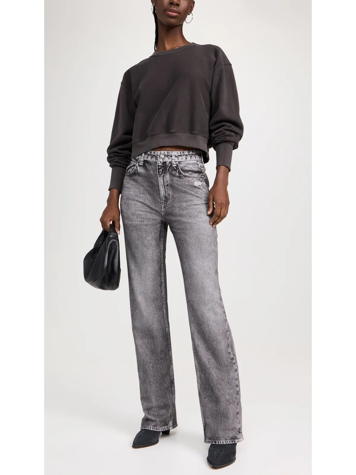 rag & bone Rb Miramar ストレートスウェットパンツ Raven - 画像5