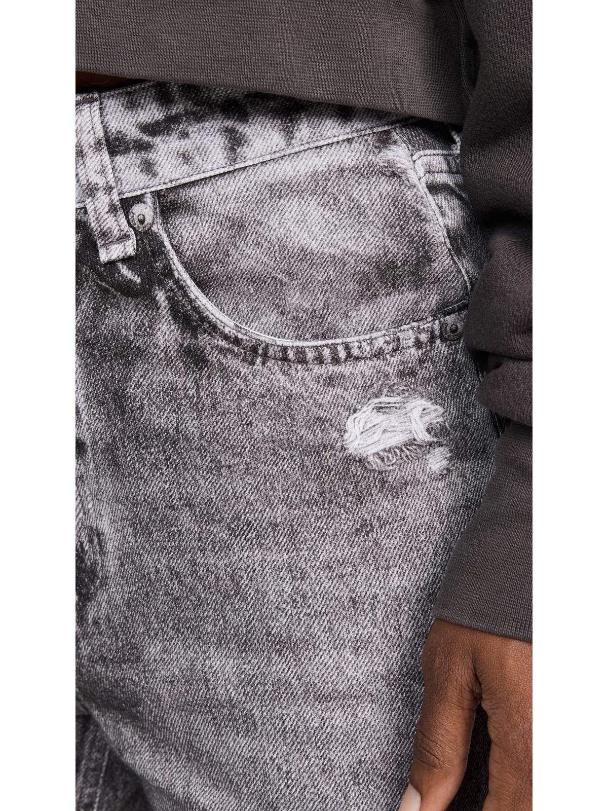 rag & bone Rb Miramar ストレートスウェットパンツ Raven - 画像6