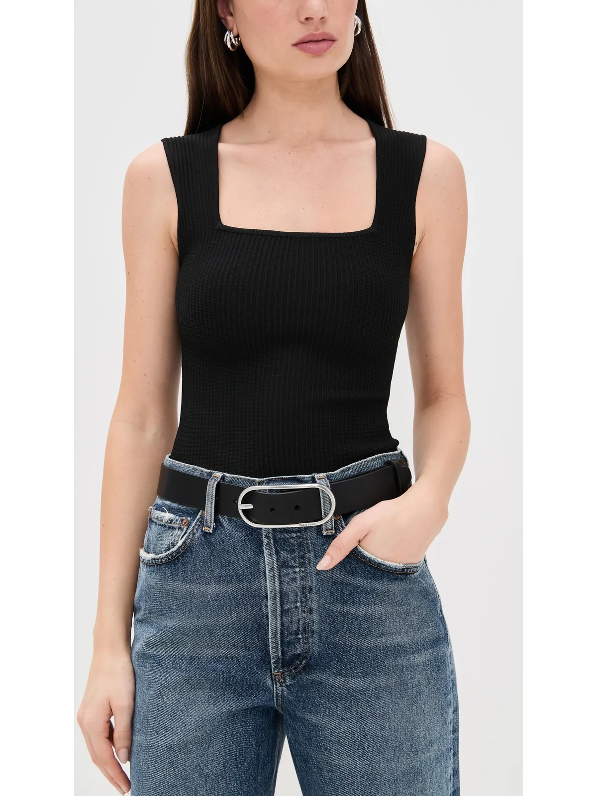 rag & bone ラウンドド リバウンド ベルト - 画像3