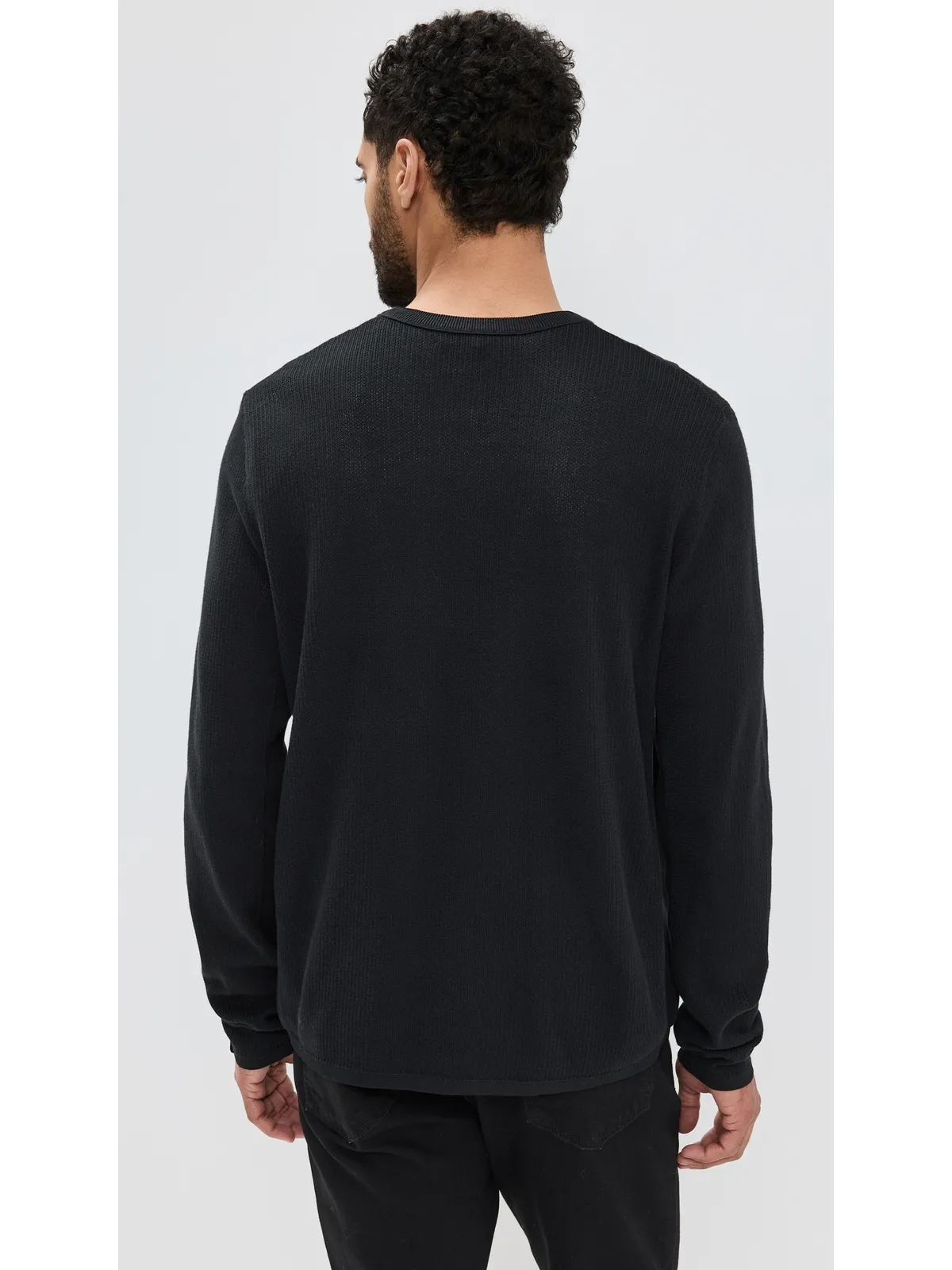 rag & bone ハーヴェイ クルー ブラック M - 画像3
