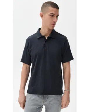 rag & bone クラシック フレイム ポロ サーモン M - サムネイル2