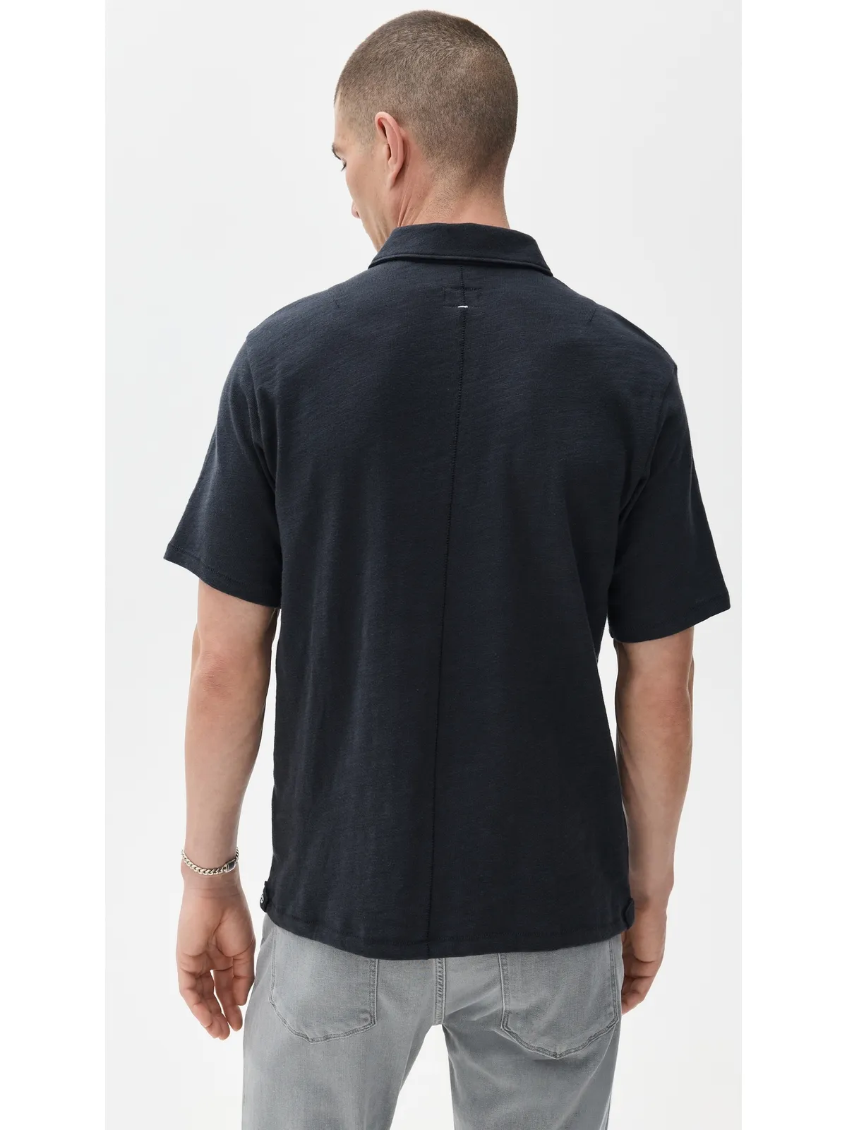 rag & bone クラシック フレイム ポロ サーモン M - 画像3