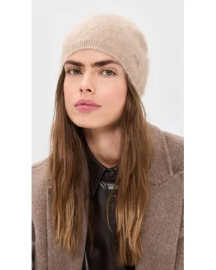 rag & bone Jada ブラッシュドカシミア ビーニー ミンク ワンサイズ - サムネイル3