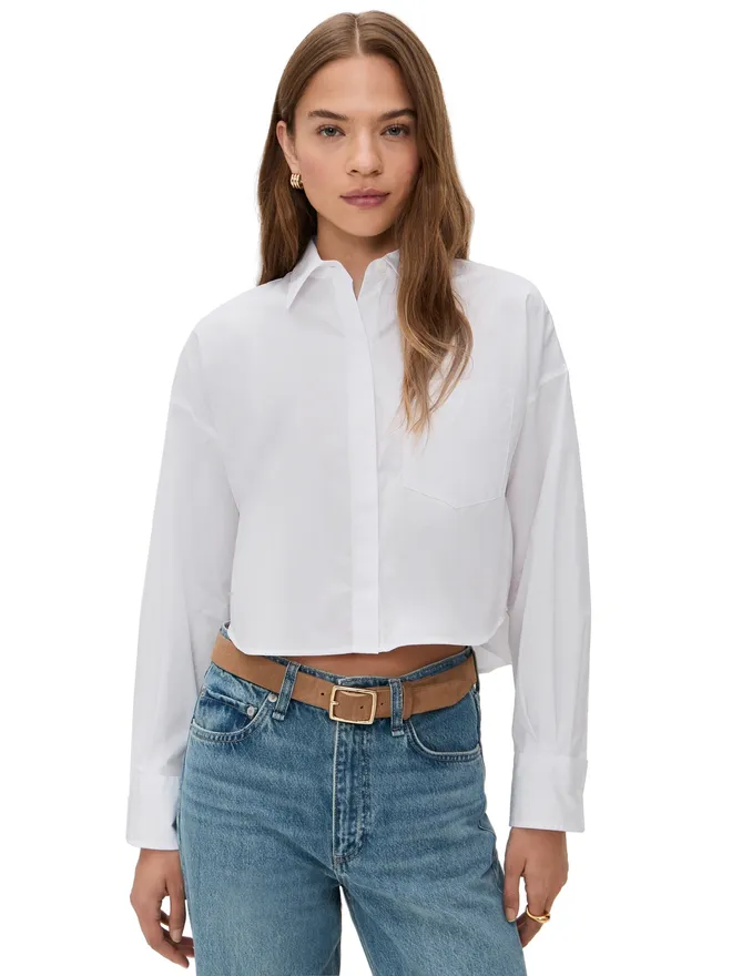 Rag & Bone rag & bone マリン クロップドシャツ ホワイト Mの商品画像
