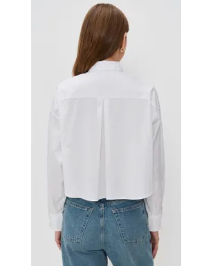 rag & bone マリン クロップドシャツ ホワイト M - サムネイル3