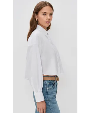 rag & bone マリン クロップドシャツ ホワイト M - サムネイル4