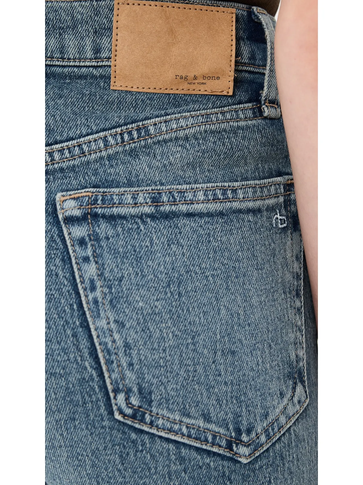 rag & bone ペイトン ハイライズ フルレングス ブーツカット ジーンズ Cswel - 画像6