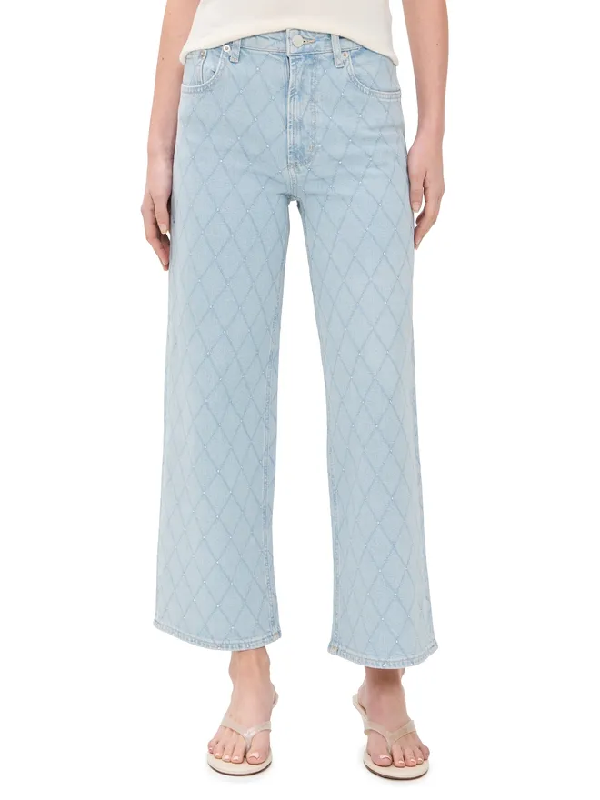 Rails RAILS Getty Rhinestone クロップジーンズ キルテッド スタッズの商品画像