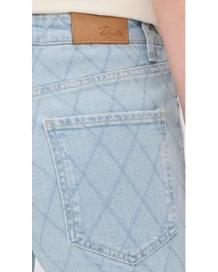 RAILS Getty Rhinestone クロップジーンズ キルテッド スタッズ - サムネイル6