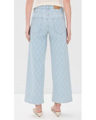 RAILS Getty Rhinestone クロップジーンズ キルテッド スタッズ - サムネイル3