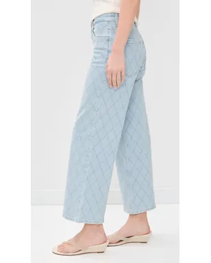 RAILS Getty Rhinestone クロップジーンズ キルテッド スタッズ - サムネイル4