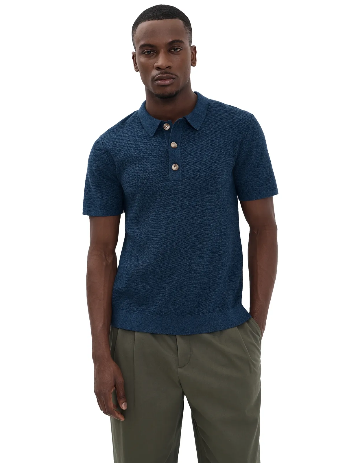 RAILS Nathan Knit Polo Harbour - 画像1