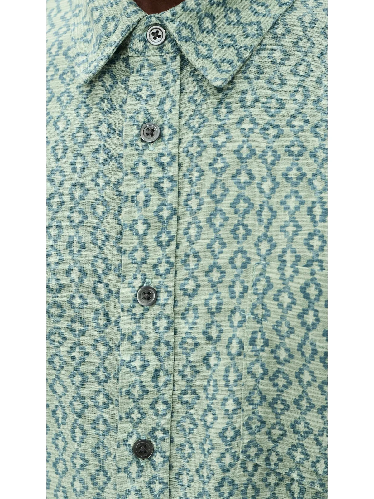 RAILS Carson Shirt ウェービー バティック アクア - 画像6
