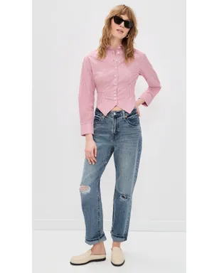 Rowing Blazers カマーバンド付きボタンダウンシャツ - サムネイル5