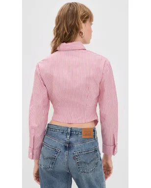 Rowing Blazers カマーバンド付きボタンダウンシャツ - サムネイル3
